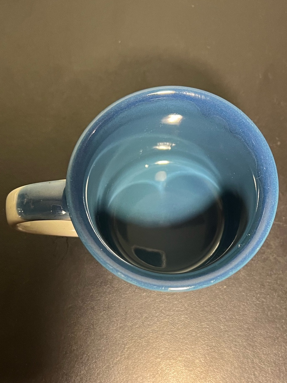 Vintage OTAGIRI Embossed Blue Orca Whale in Textured Ocean Waves Stoneware Mug - Picture 8 of 9